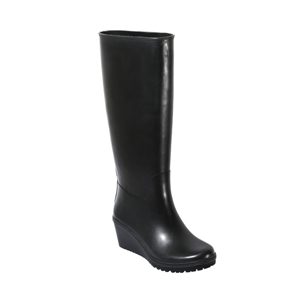 High Heeled Women's Rubber Welly Boot