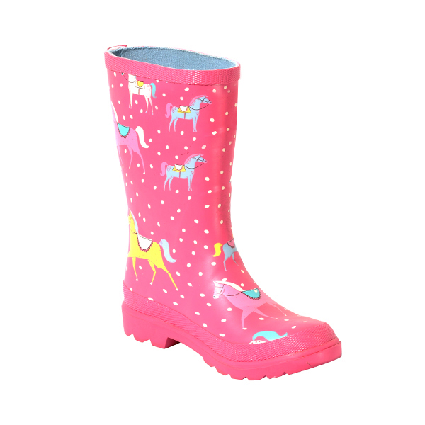 Rubber Rainboot With Print