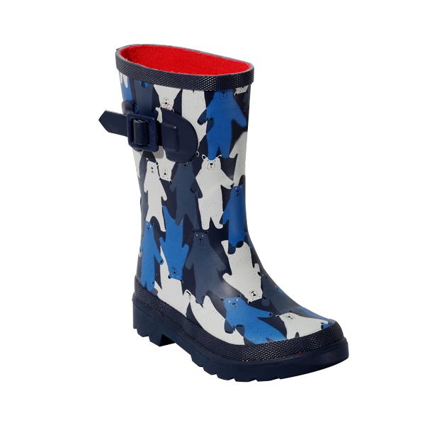 Boy's Welly With Designed Prints