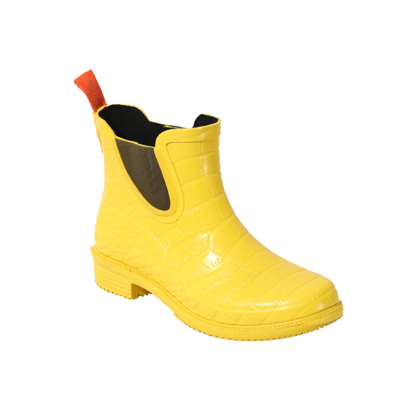 Fashion Rainboot With Textures
