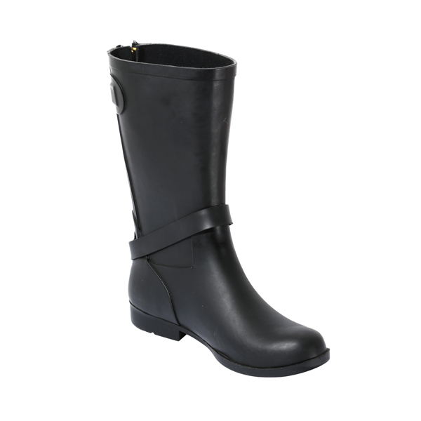 Women's Refined Rain Boots With Zippers