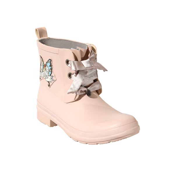 Fashion Laced Rubber Boots For Women