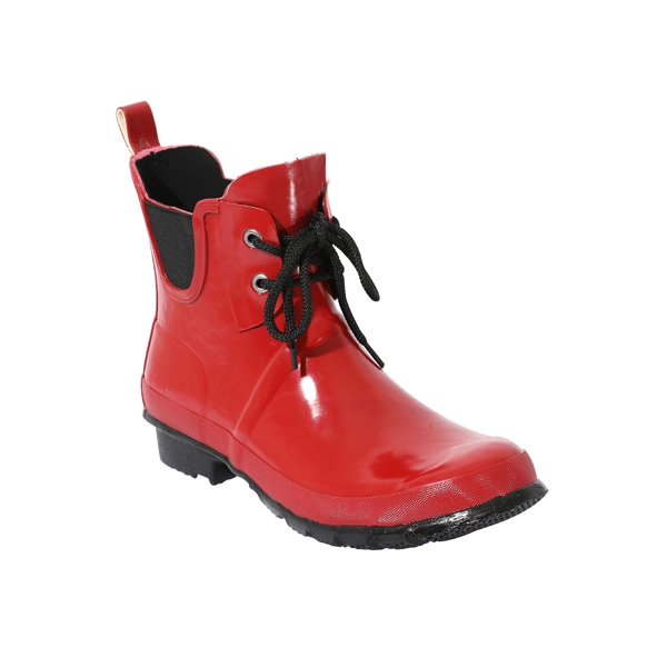 Waterproof Rain Boots In Red