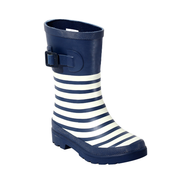 Striped Boy's Rainboot