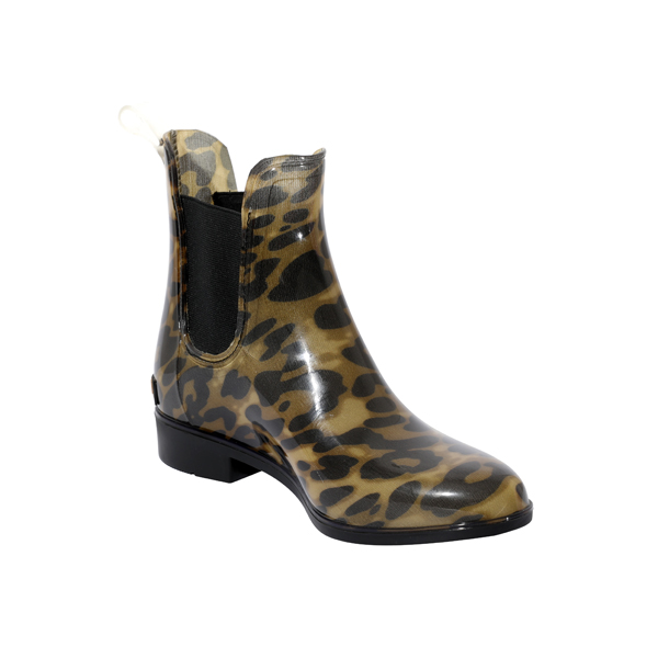 Leopard PVC Rainboot For Ladies