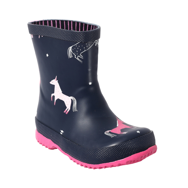 Baby Girl's Rainboot With Prints