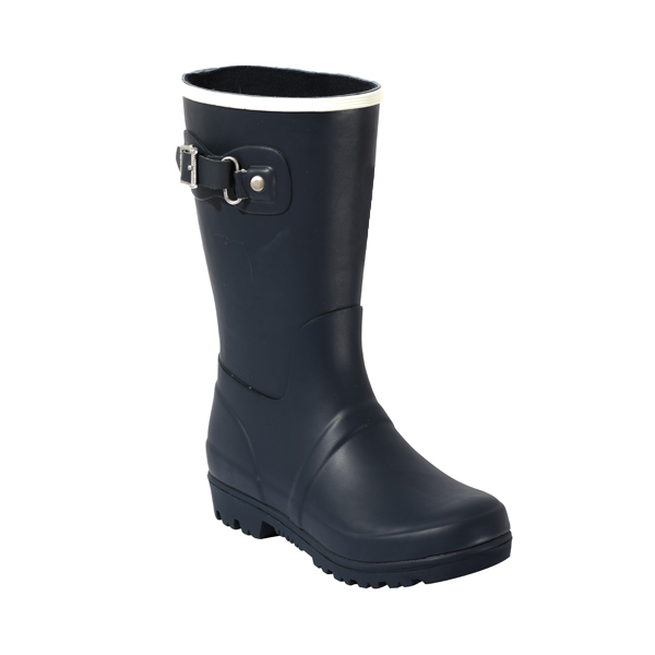 Solid Children's Rainboots With Side Buckles