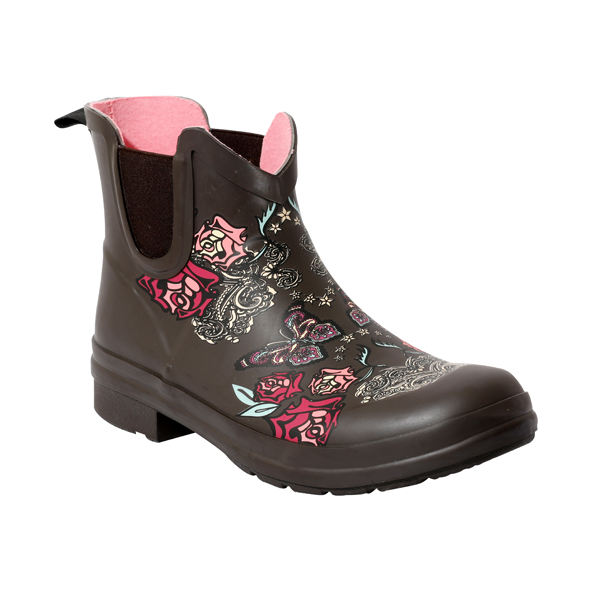 Women's Printed Chelsea Rubber Boots